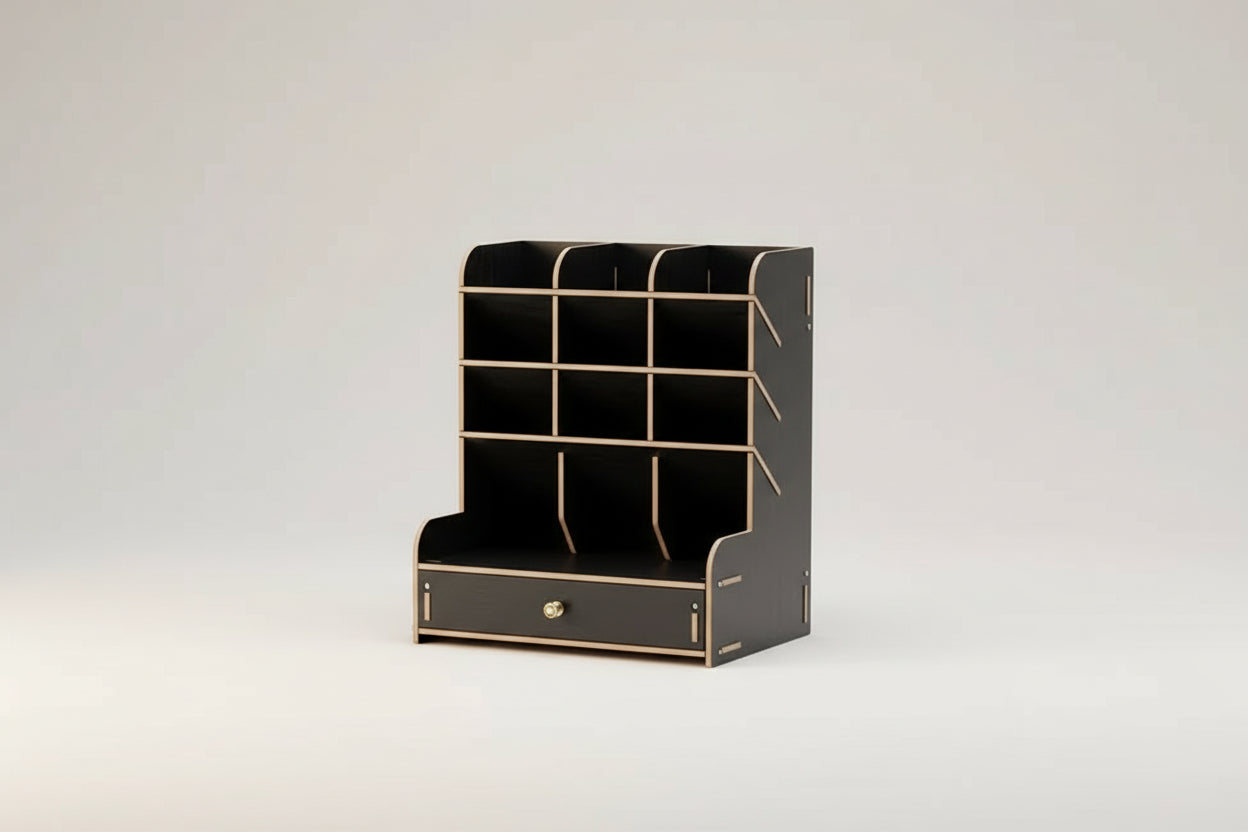 Wooden Desk Organizer