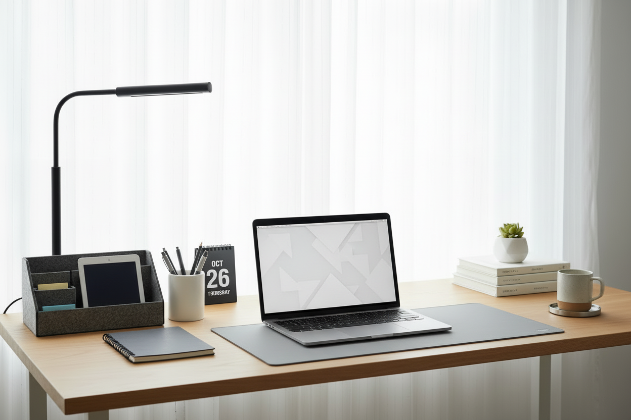 clean desk using ome of our products