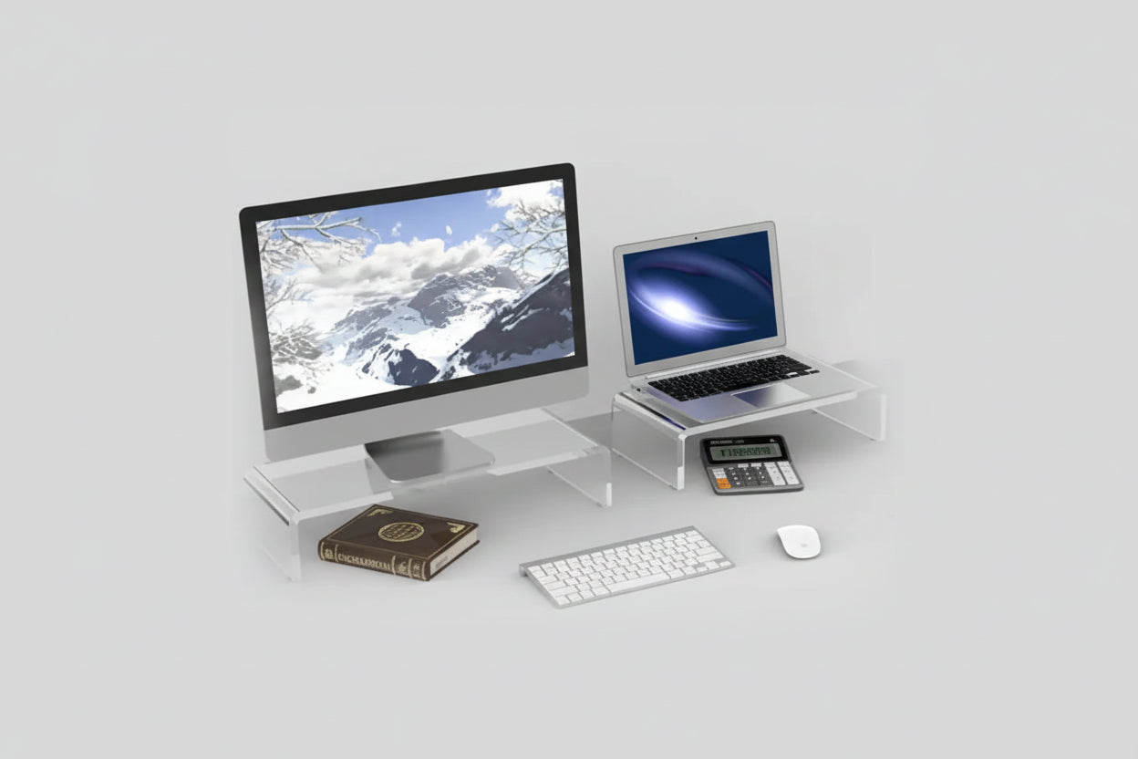 Transparent Desk Stand