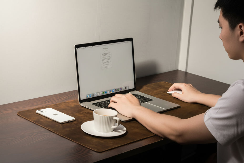 High Quality Leather Mouse Mat